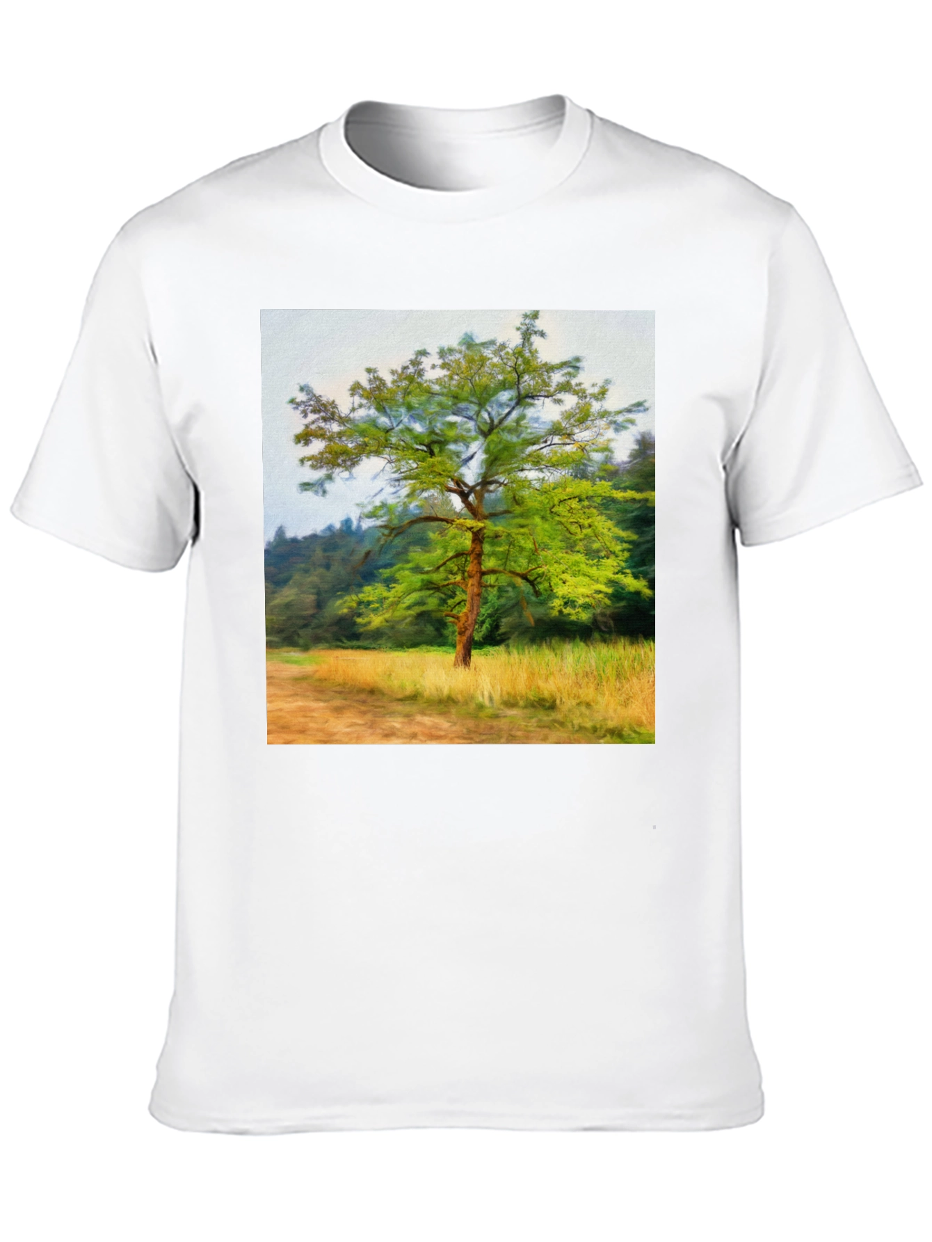 Tree Graphic Black T-Shirt - Nature Inspired Tee