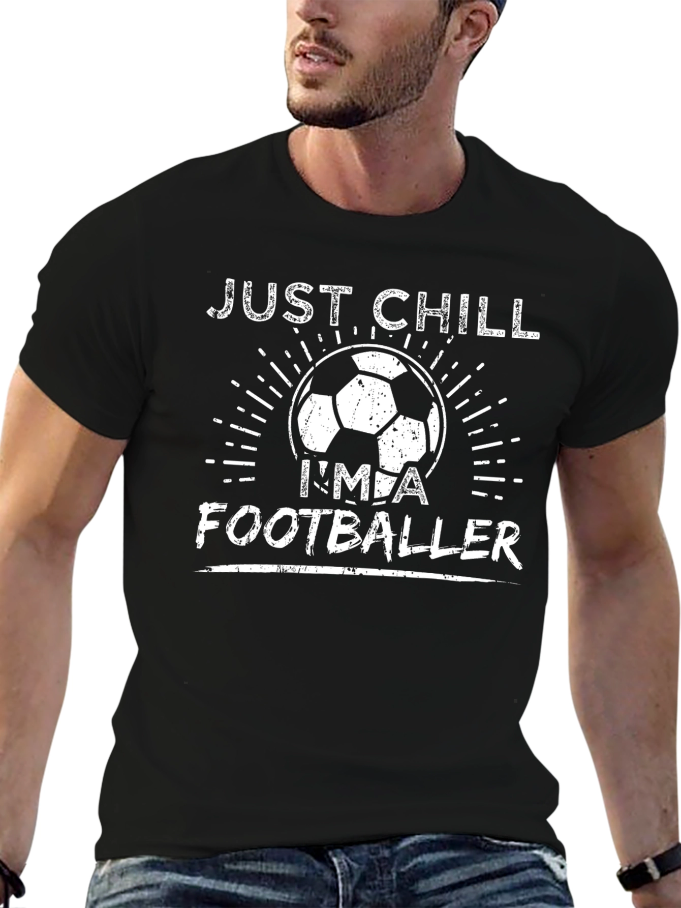 Just Chill Im A Footballer T-Shirt