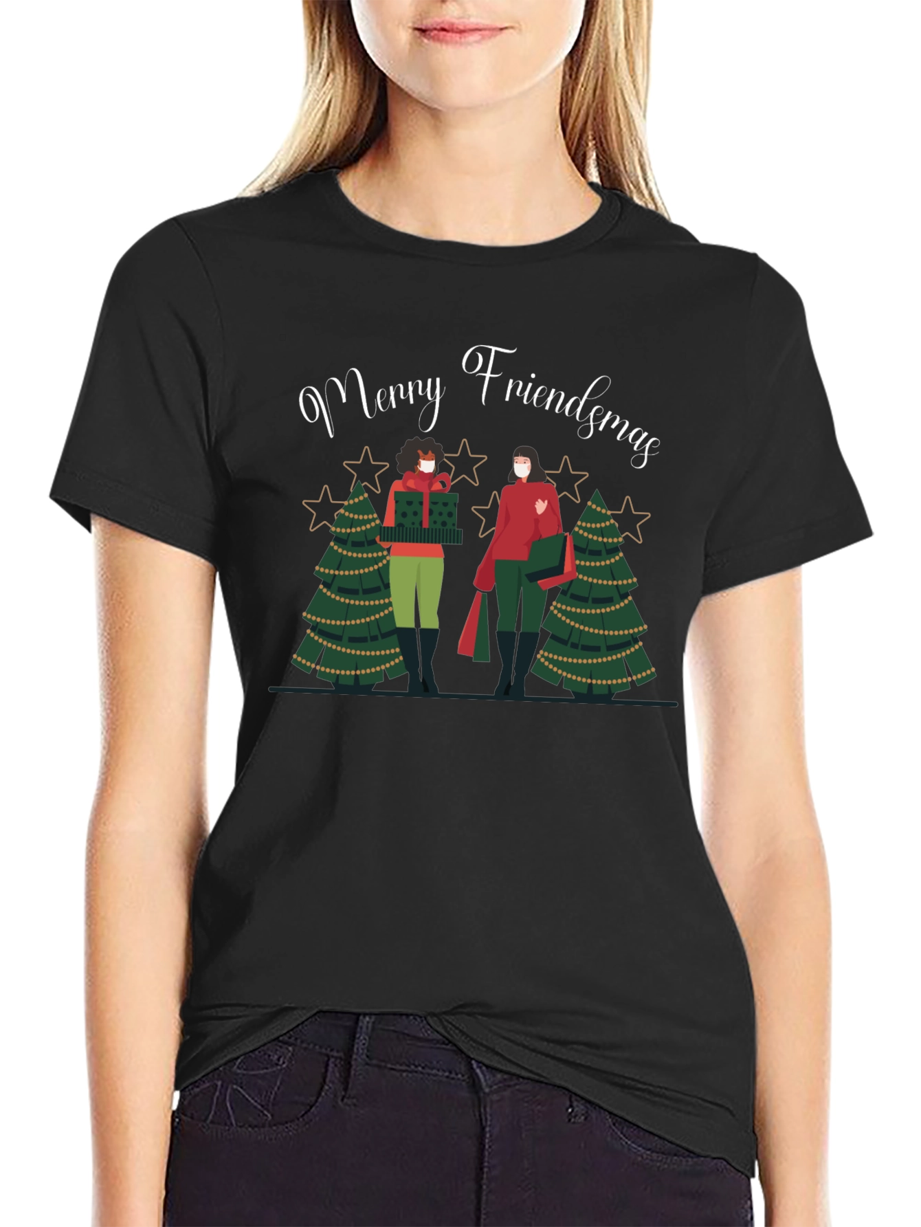 Merry Friendsmas Graphic Tee