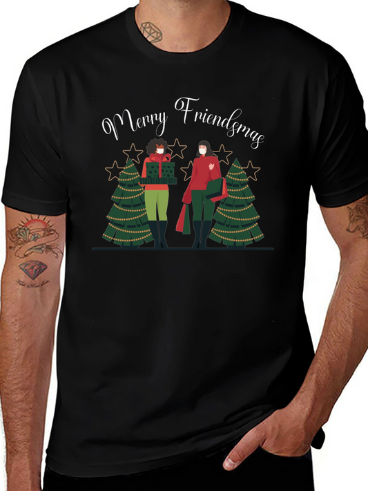 Merry Friendsmas Graphic Tee