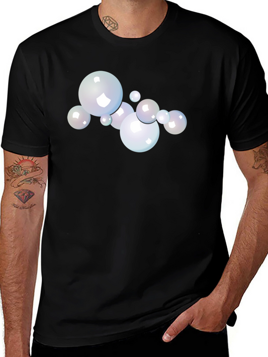 Bubble Graphic Black T-Shirt