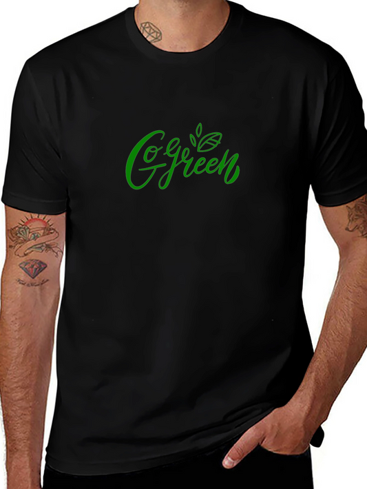 Go Green Graphic Tee - Eco Friendly Style