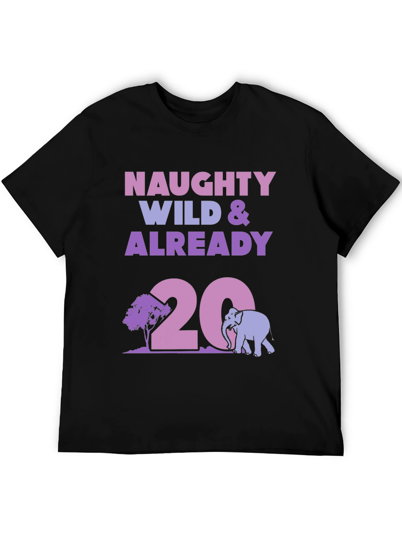 Naughty Wild Already 20th Birthday T-Shirt