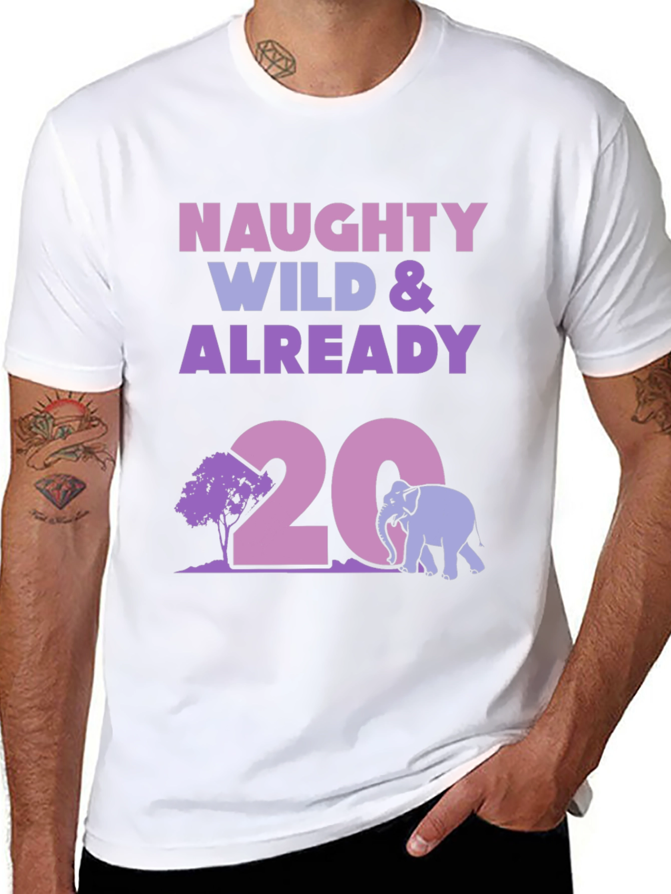 Naughty Wild Already 20th Birthday T-Shirt