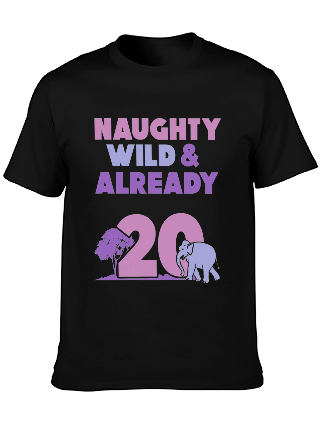 Naughty Wild Already 20th Birthday T-Shirt
