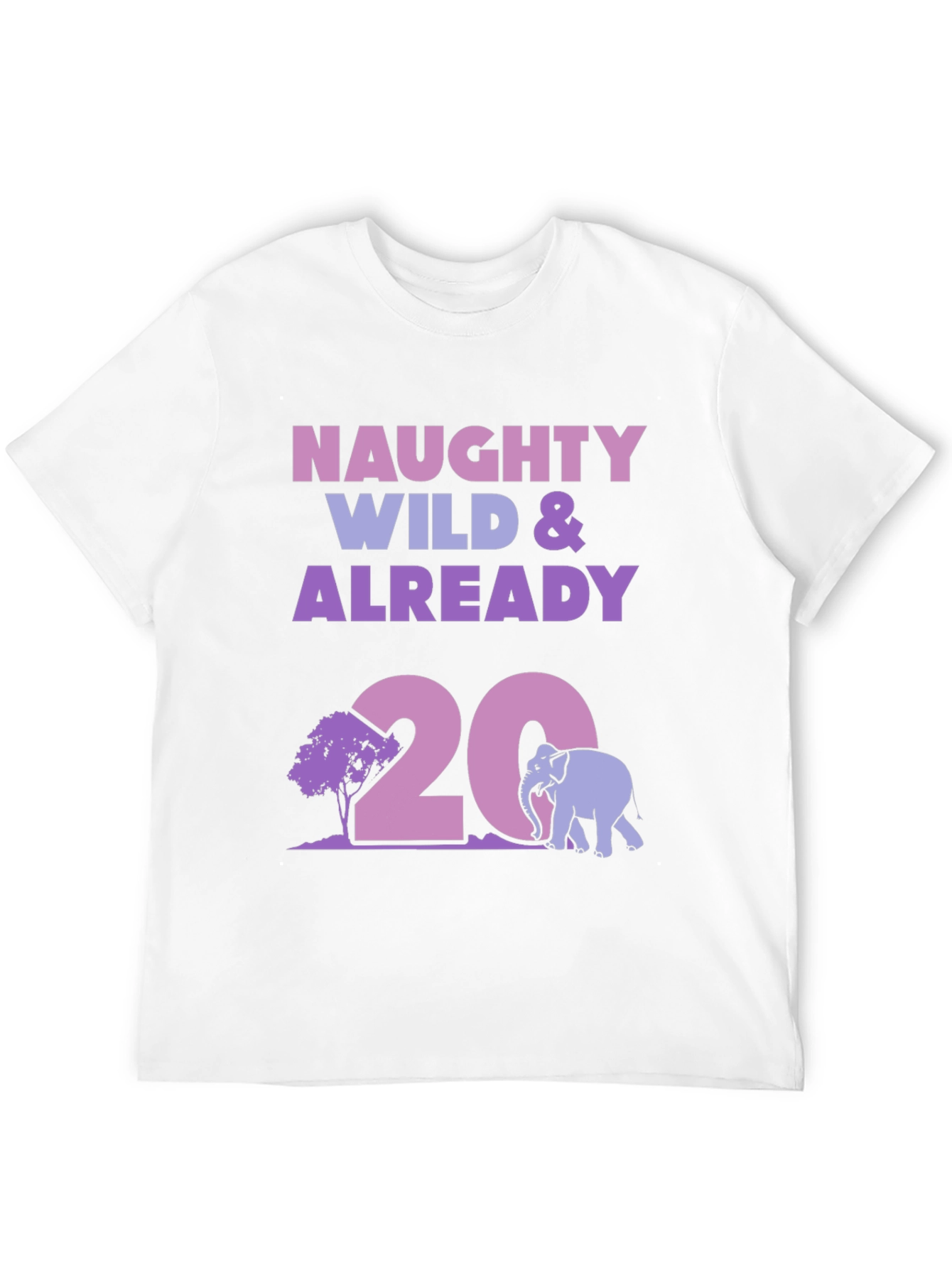 Naughty Wild Already 20th Birthday T-Shirt