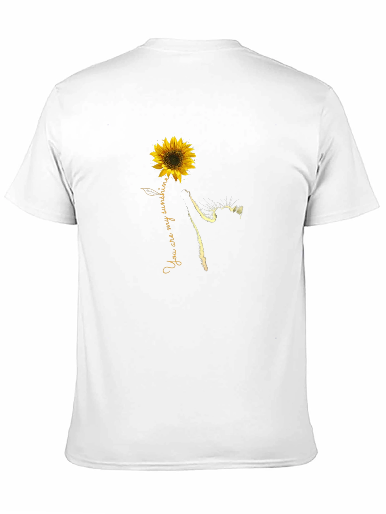 Sunflower Cat T-Shirt - You Are My Sunshine
