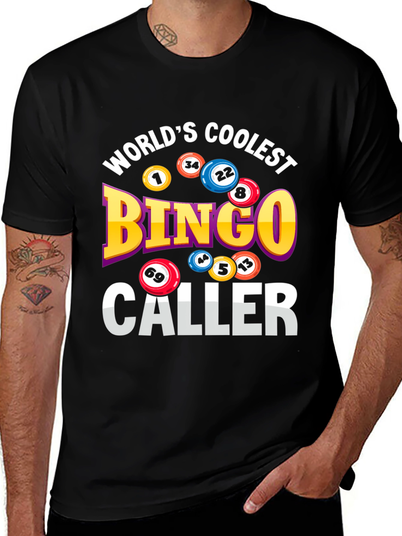 Worlds Coolest Bingo Caller Graphic Tee