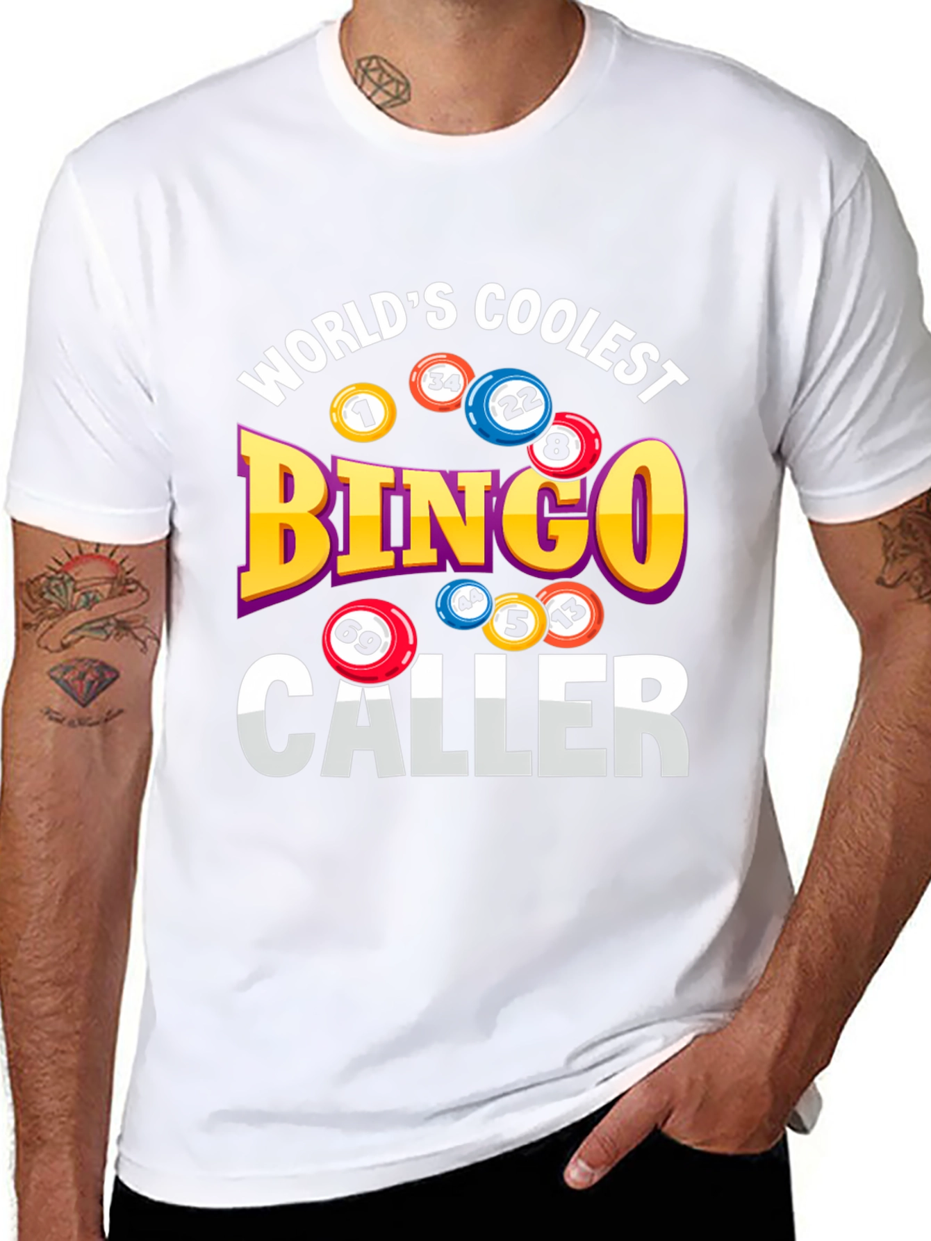 Worlds Coolest Bingo Caller Graphic Tee