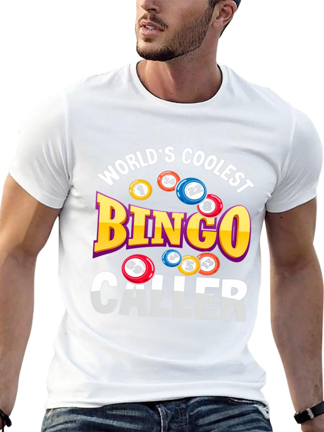 Worlds Coolest Bingo Caller Graphic Tee