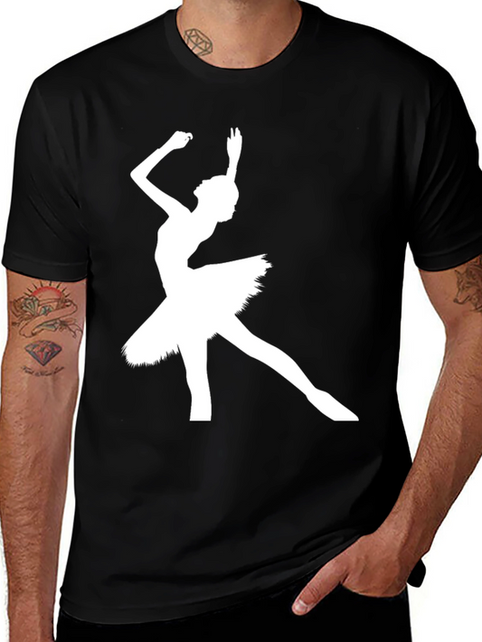 Ballerina Graphic Tee - Black T-Shirt