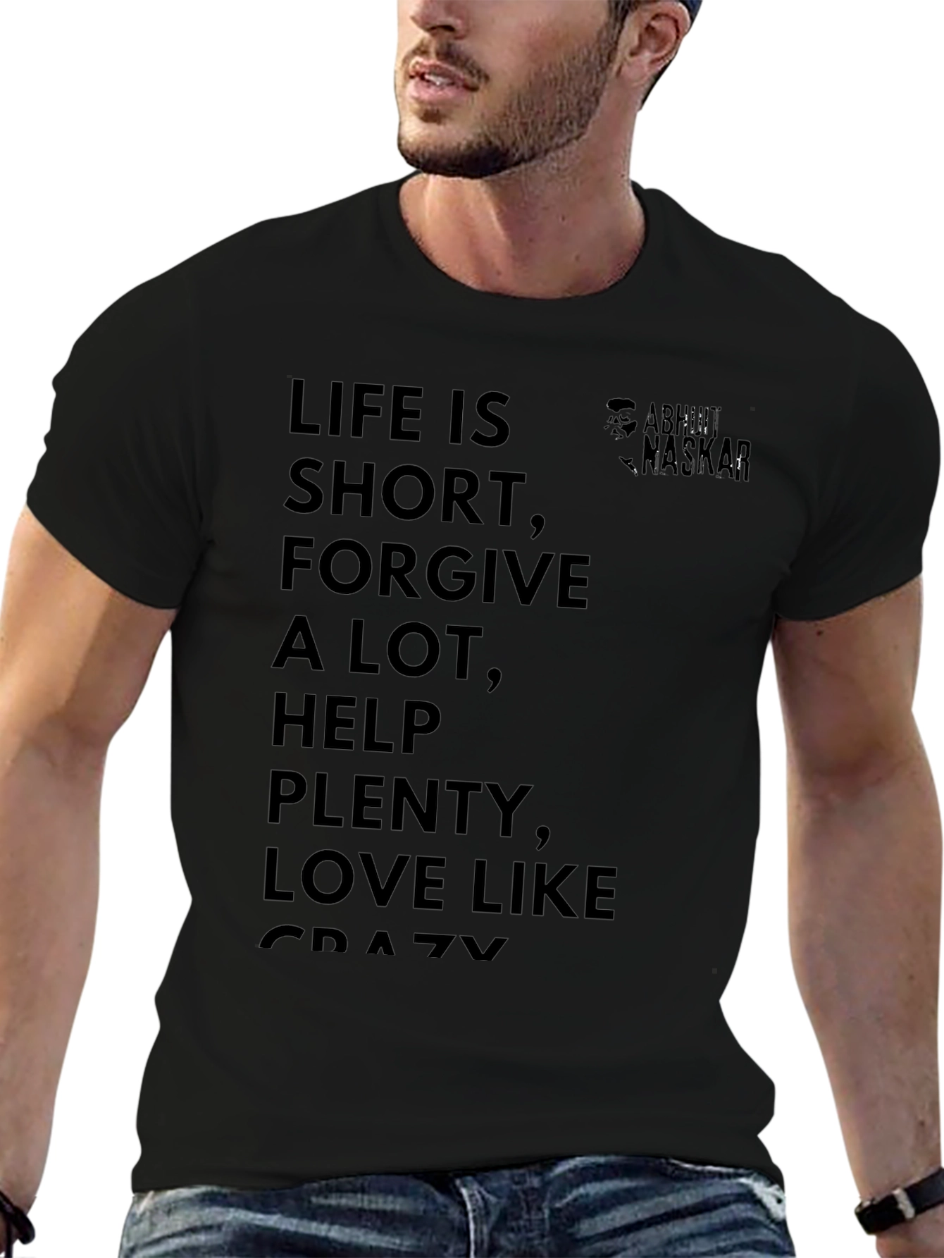 Life Philosophy T-Shirt - Black
