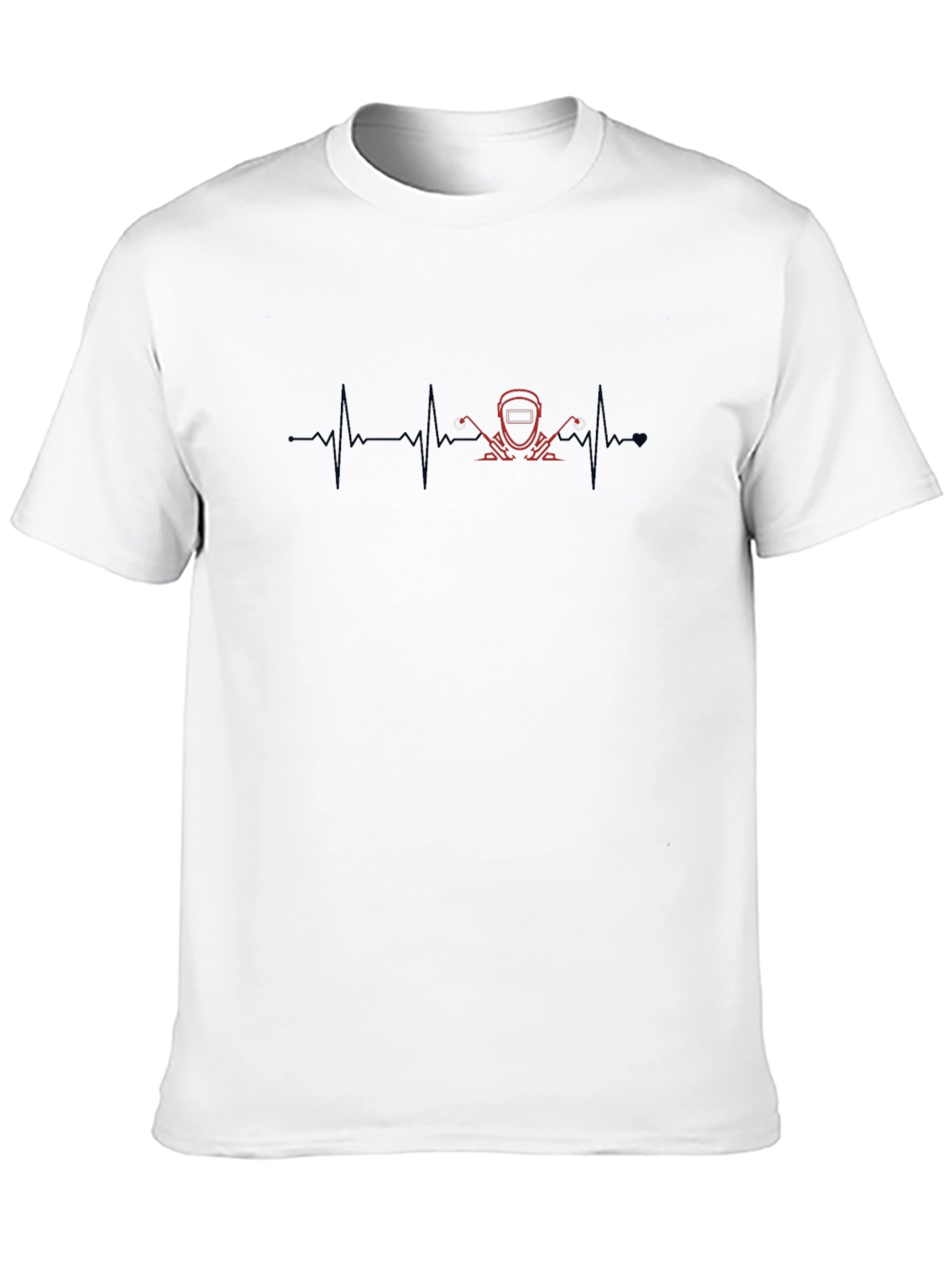 Heartbeat Hockey T-Shirt - Black