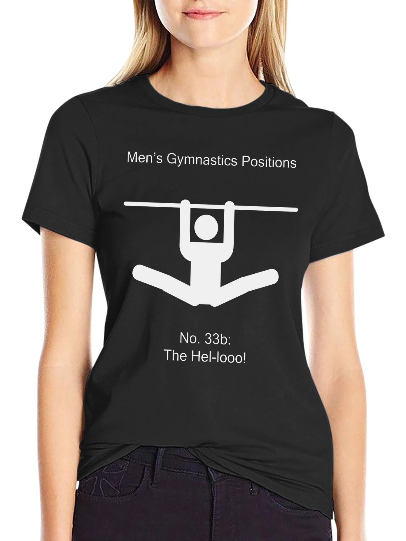Mens Gymnastics Positions T-Shirt - The Hel-looo!