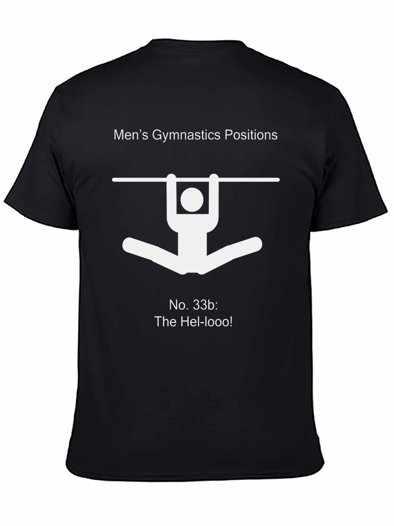 Mens Gymnastics Positions T-Shirt - The Hel-looo!
