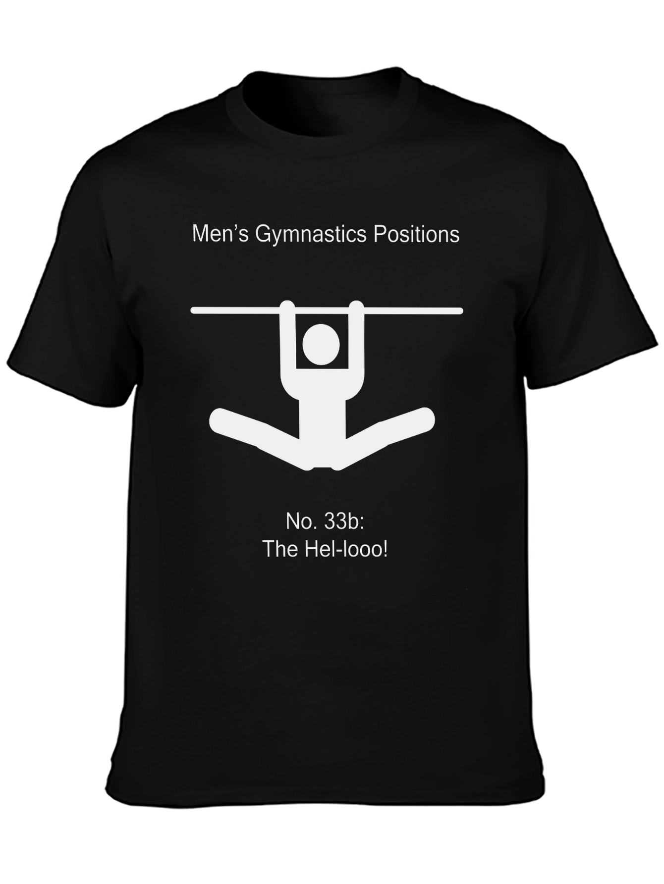 Mens Gymnastics Positions T-Shirt - The Hel-looo!