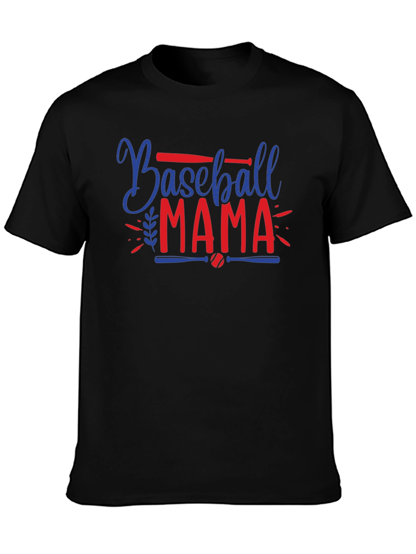 Baseball Mama Graphic Tee - Sporty Mom Shirt