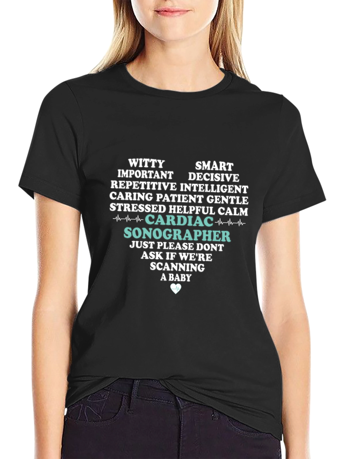 Cardiac Sonographer T-Shirt - Funny Gift