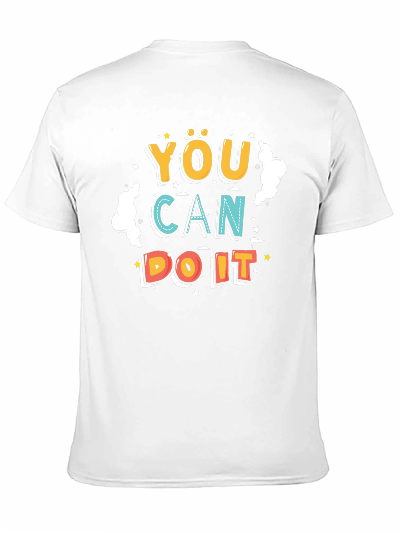 Motivational You Can Do It Black T-Shirt