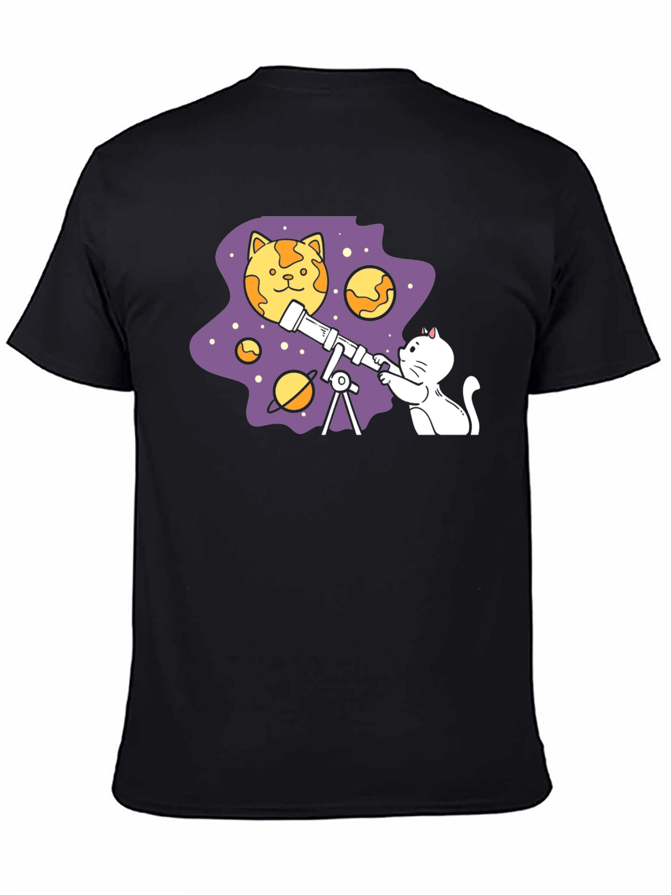 Cat Astronomer T-Shirt - Space Adventure
