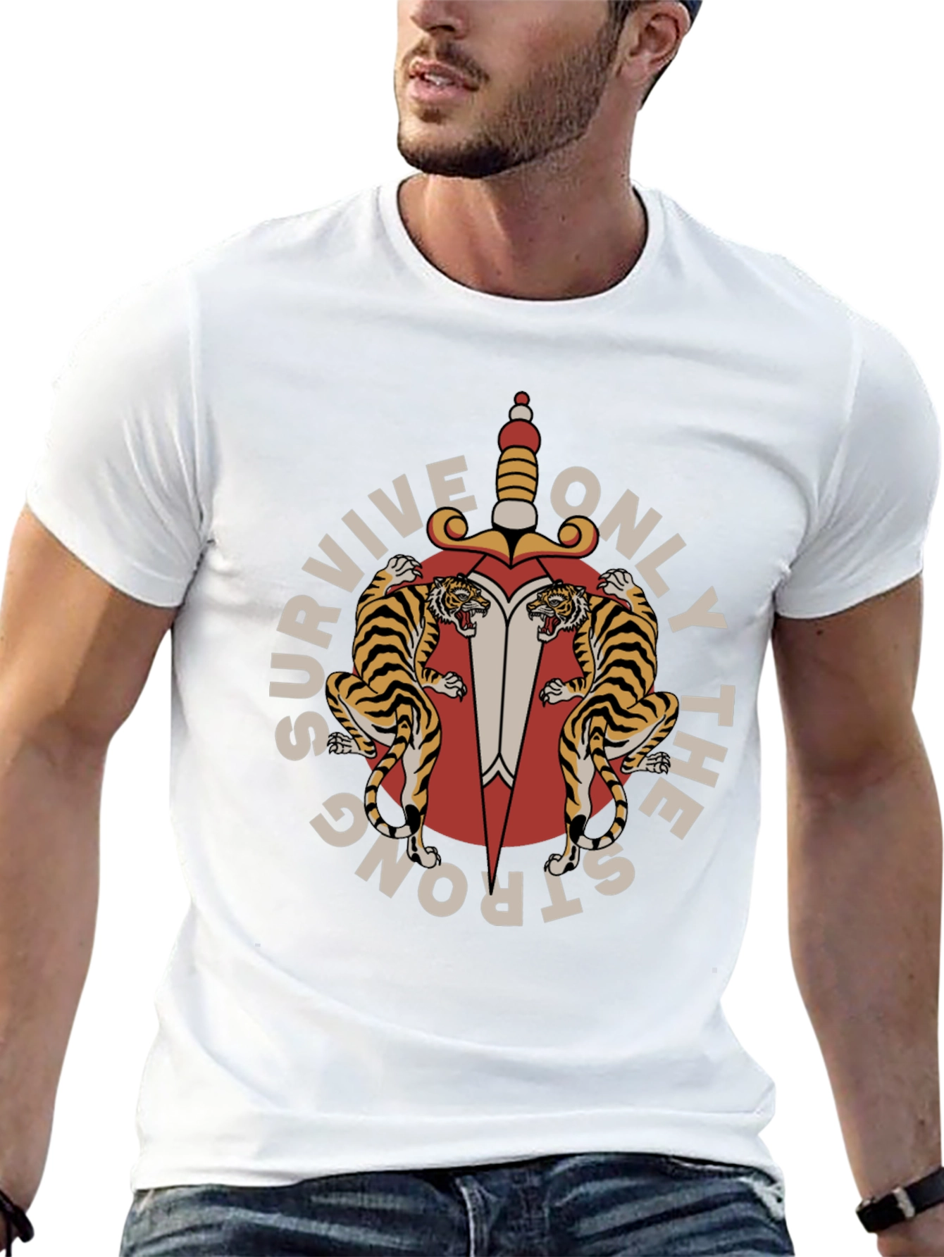 Survive Only The Strong Graphic Tee