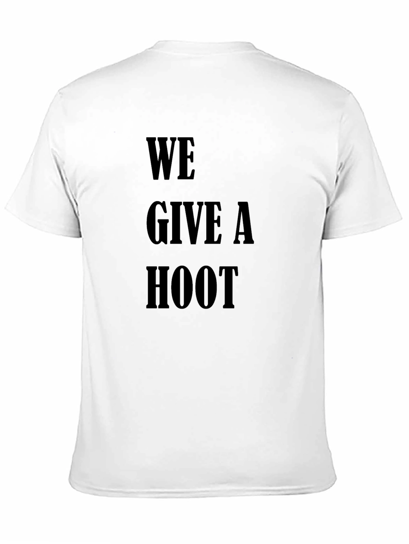 We Give A Hoot Graphic T-Shirt - Black