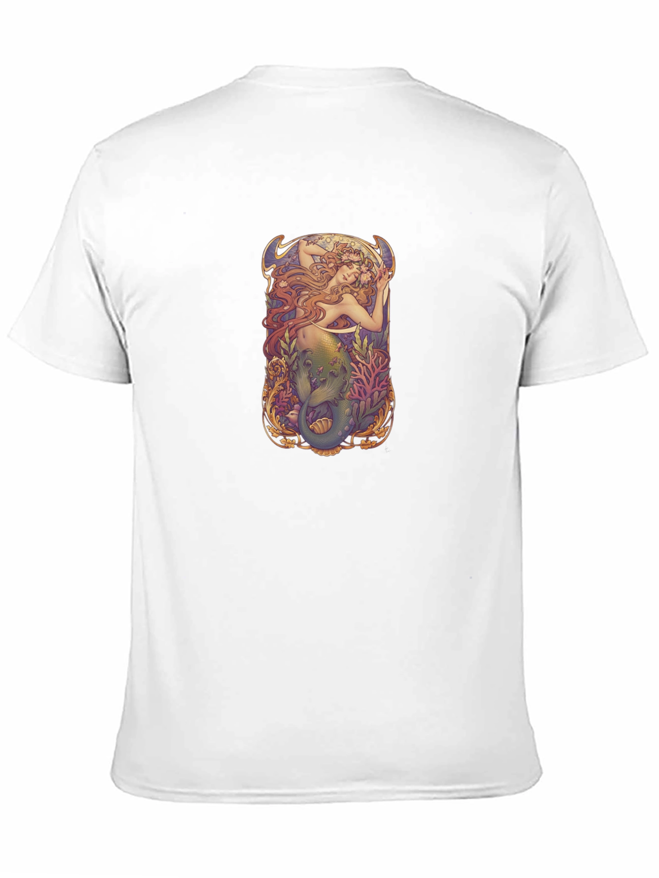 Art Nouveau Mermaid Graphic T-Shirt