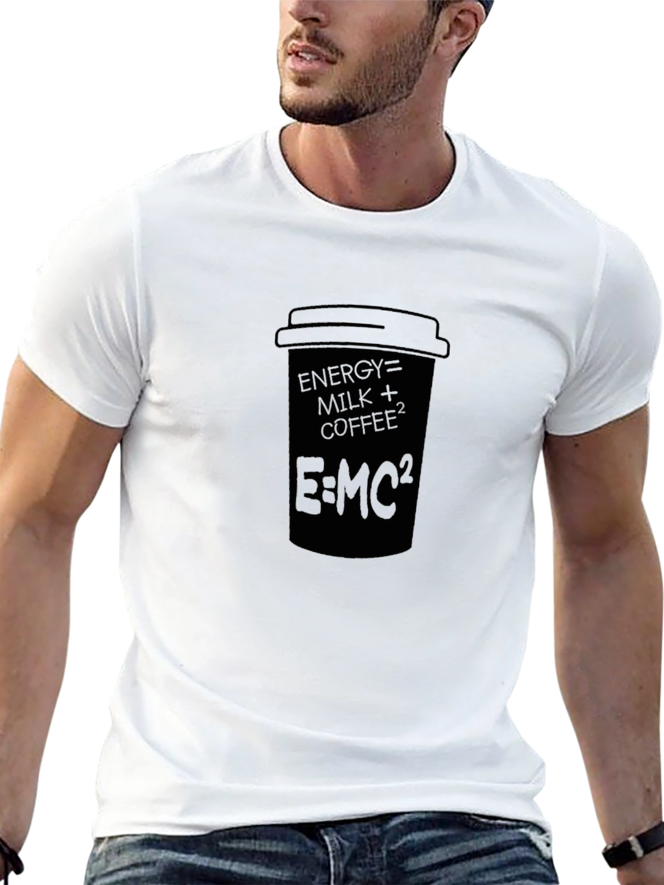 Energy = Coffee T-Shirt: Science Nerd Apparel