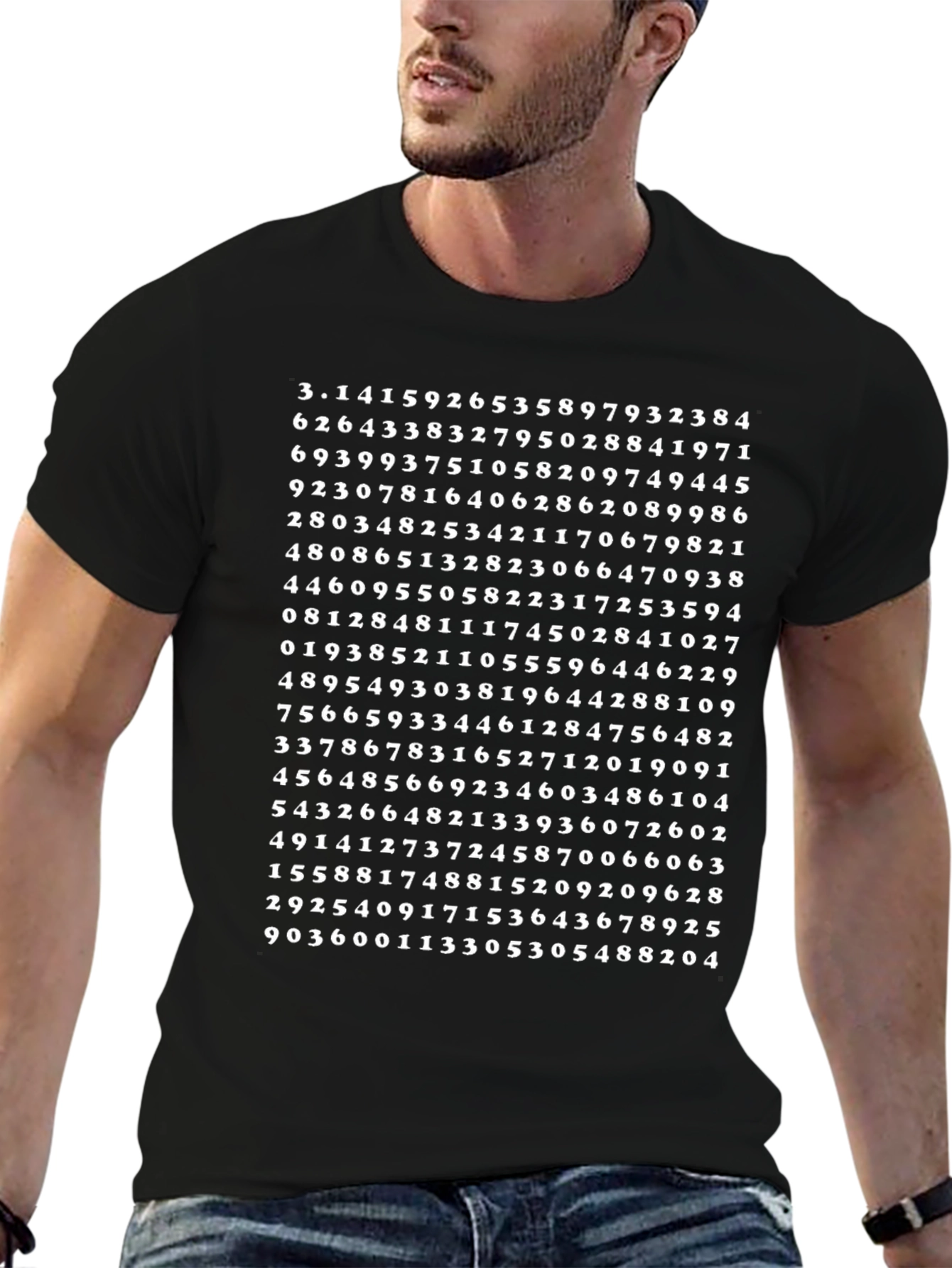 Pi Digits Tee - Geeky Number Shirt