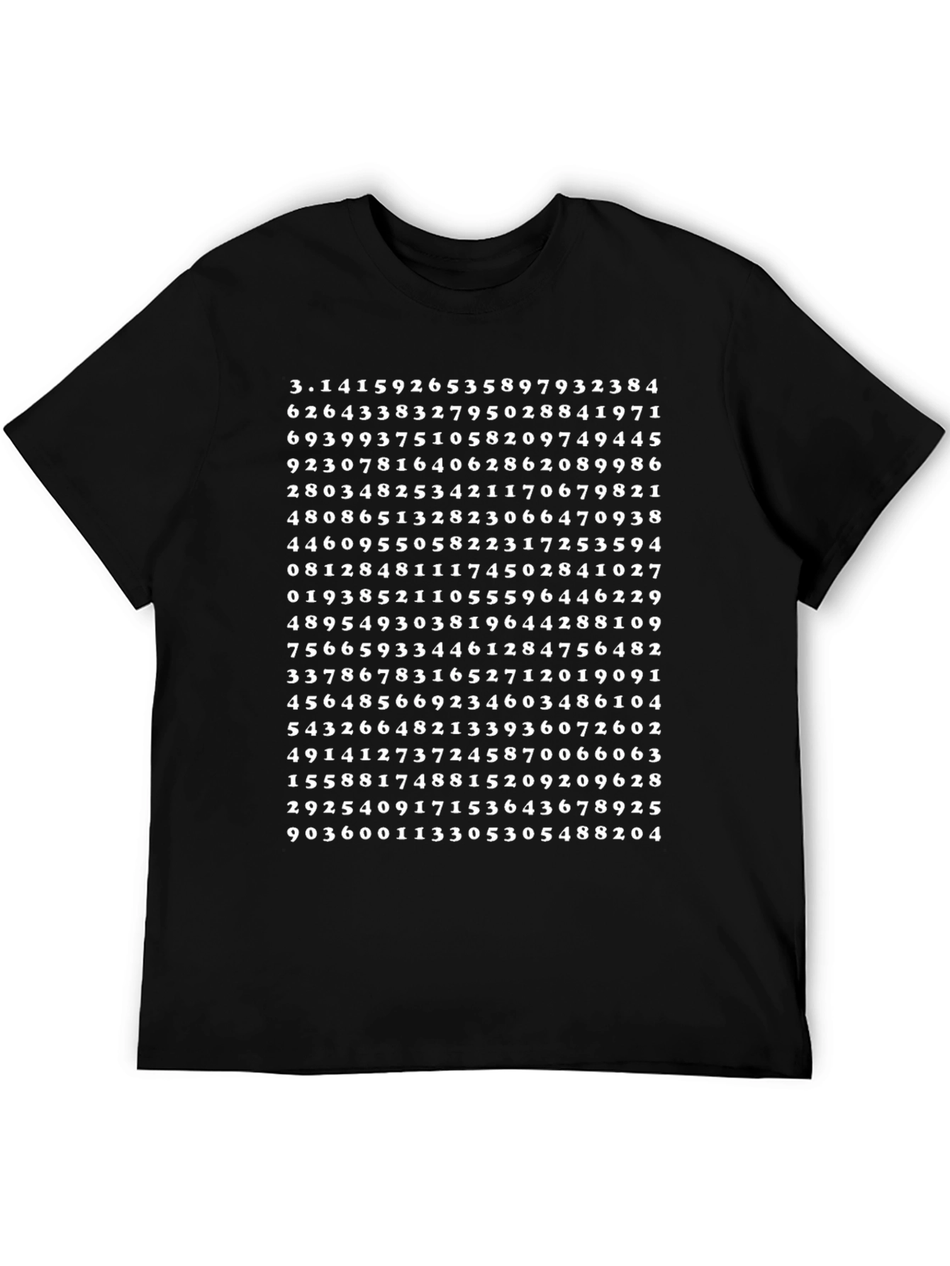 Pi Digits Tee - Geeky Number Shirt