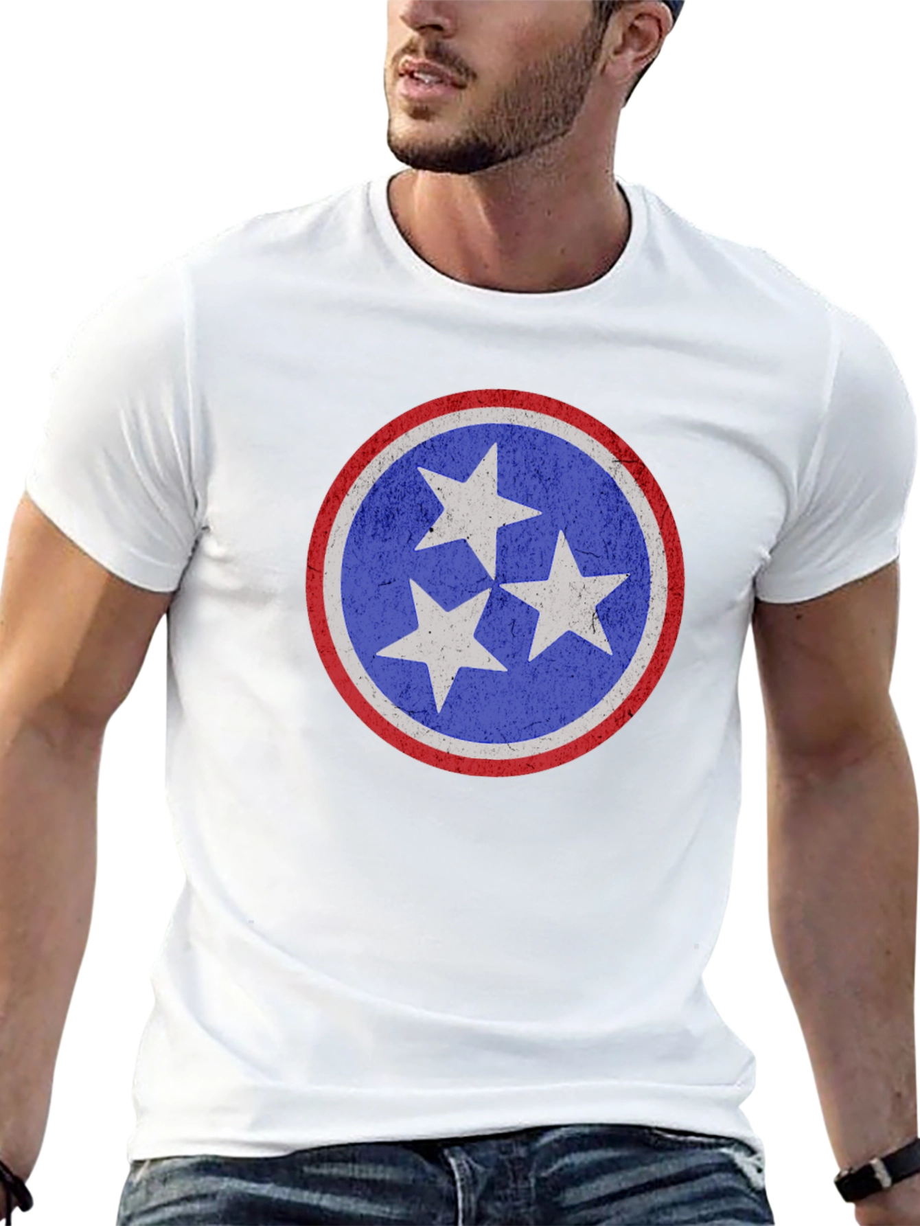 Tennessee Flag T-Shirt - Distressed Design