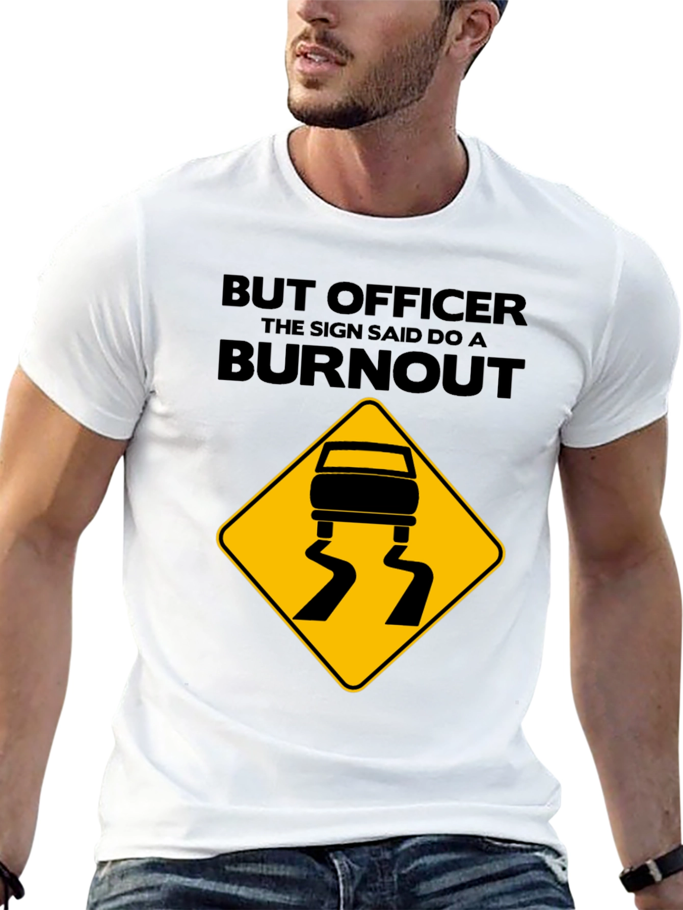 But Officer Burnout T-Shirt - Funny Car Enthusiast Tee