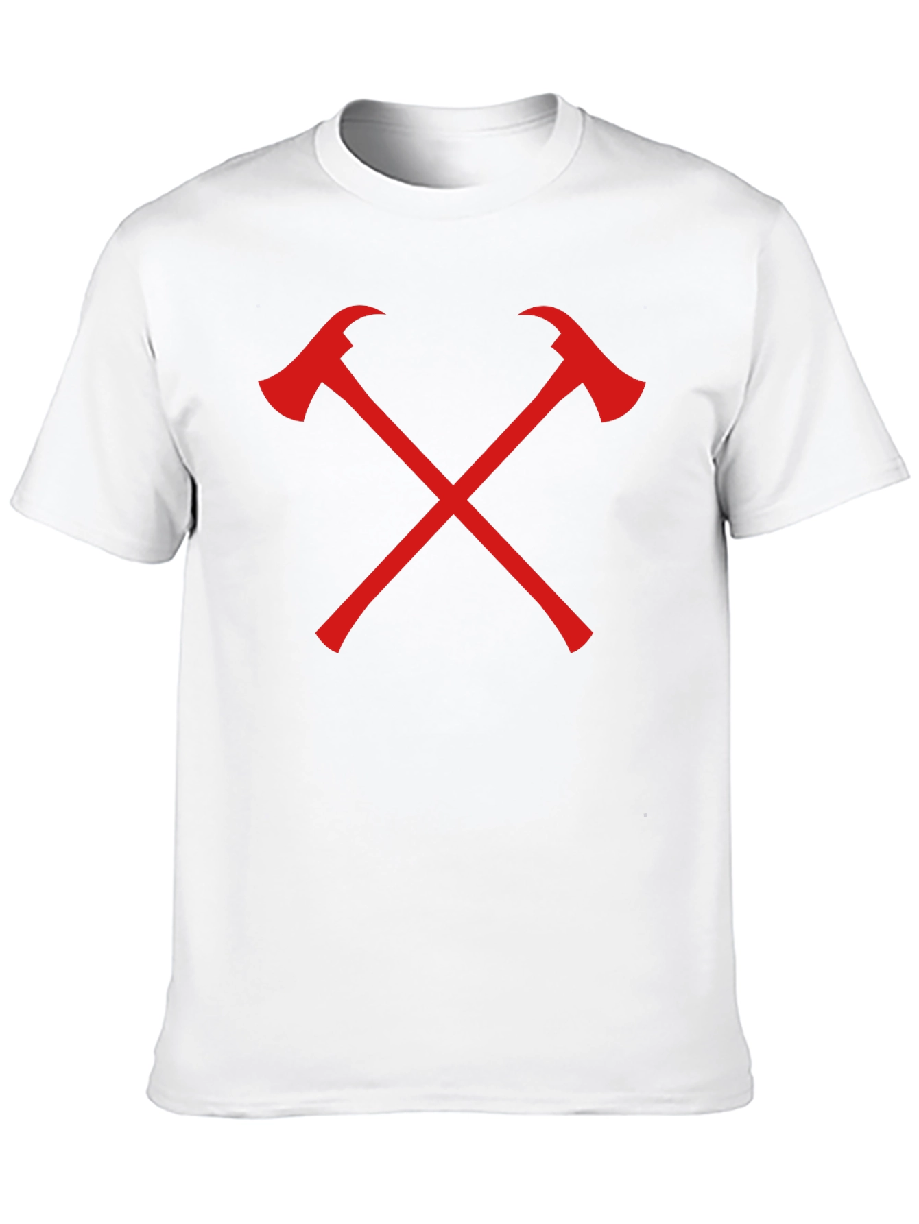 Firefighter Axe Crew Neck T-Shirt