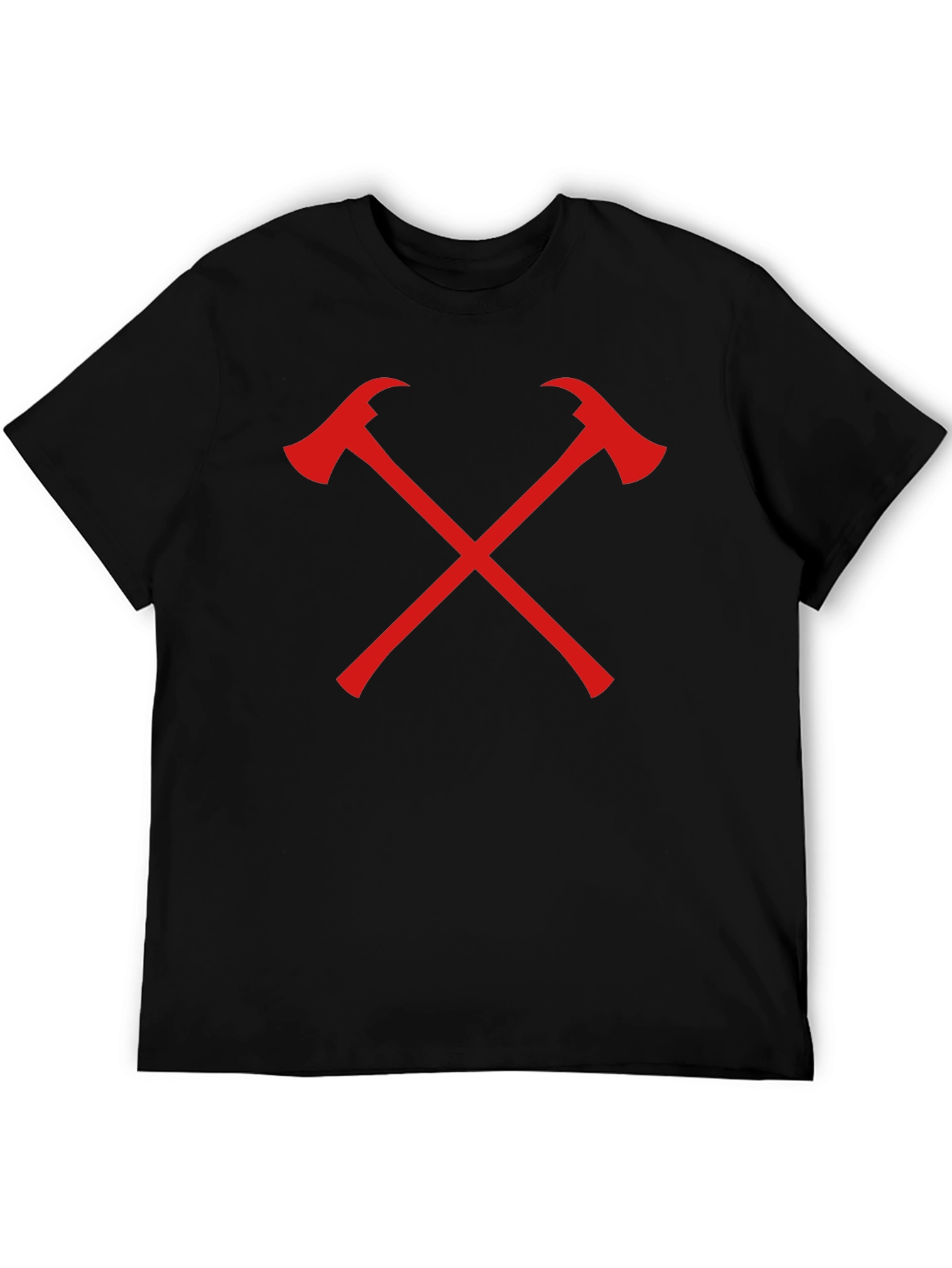 Firefighter Axe Crew Neck T-Shirt