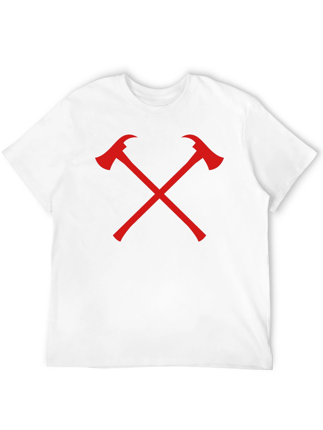 Firefighter Axe Crew Neck T-Shirt
