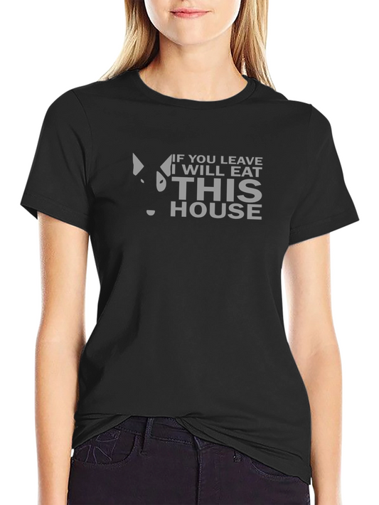 Funny I Will Eat This House Dog Graphic Tee