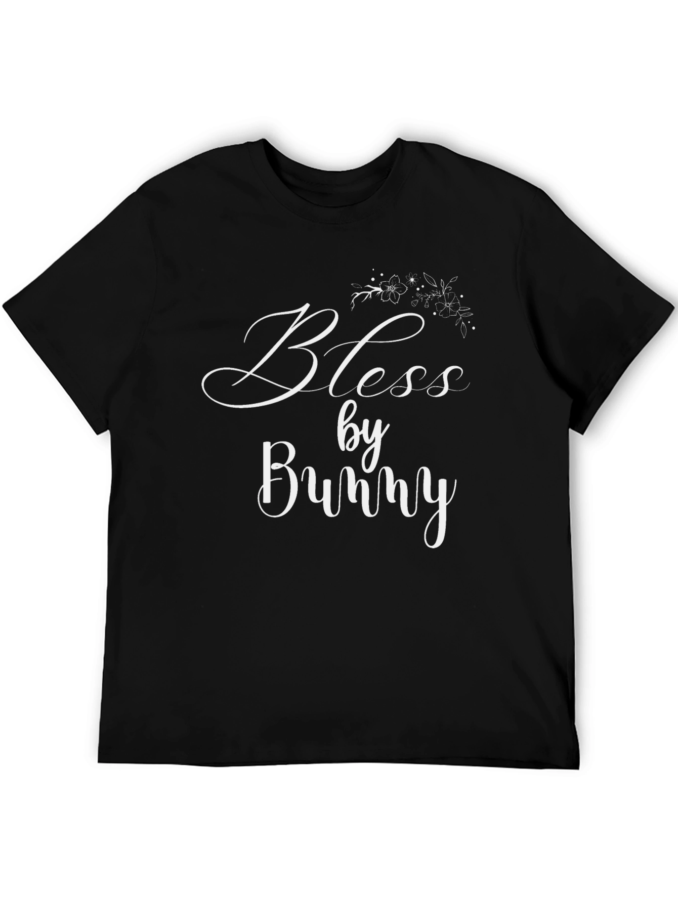 Blessed by Bunny Black T-Shirt