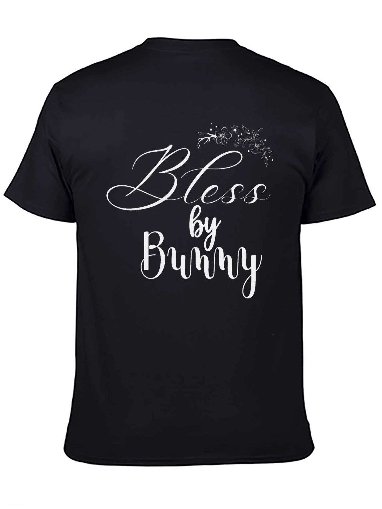 Blessed by Bunny Black T-Shirt