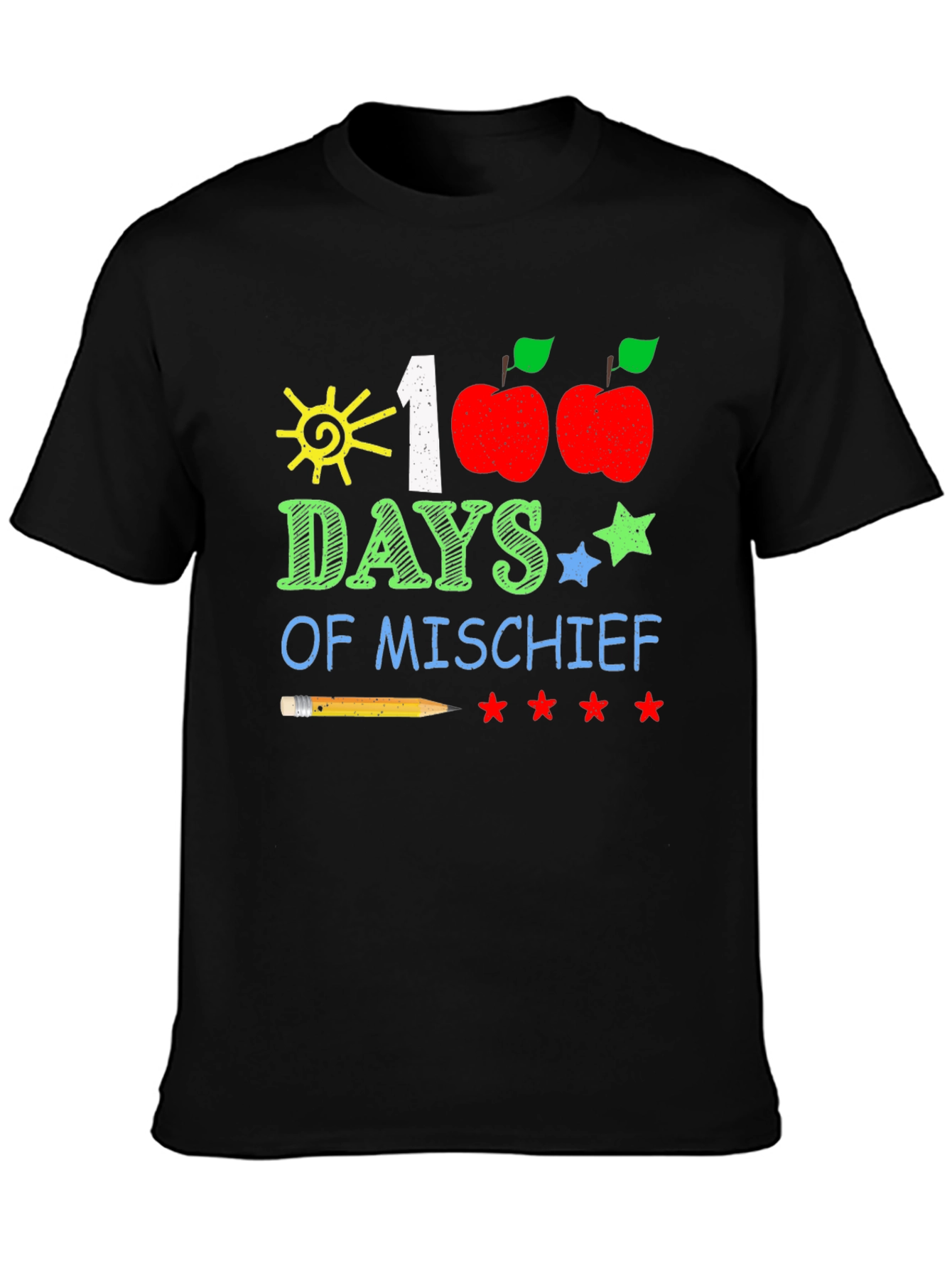 100 Days of Mischief T-Shirt: Teacher/Student School Tee