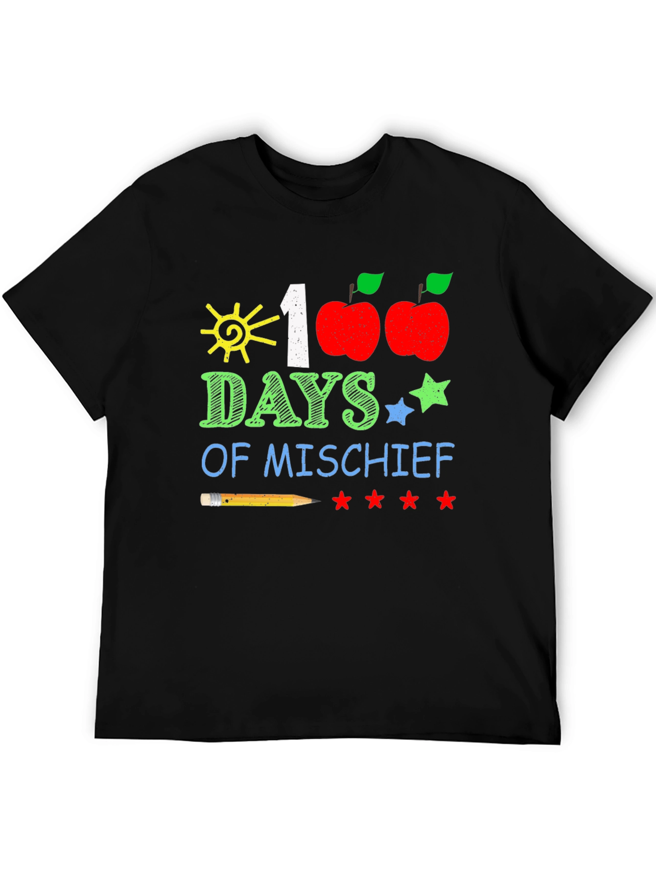 100 Days of Mischief T-Shirt: Teacher/Student School Tee