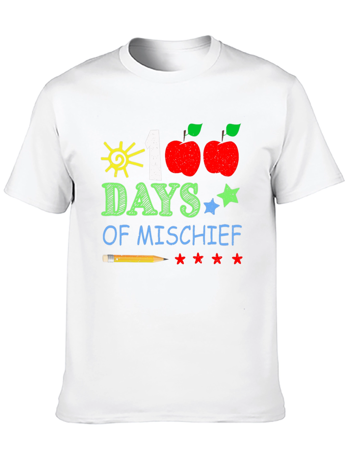 100 Days of Mischief T-Shirt: Teacher/Student School Tee
