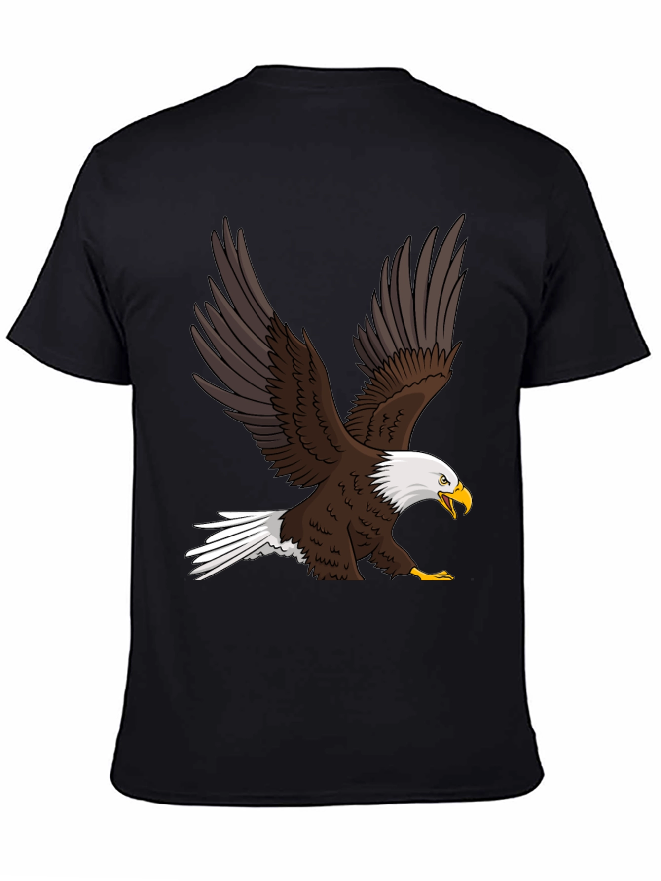 Eagle Graphic Tee - Mens Black T-Shirt