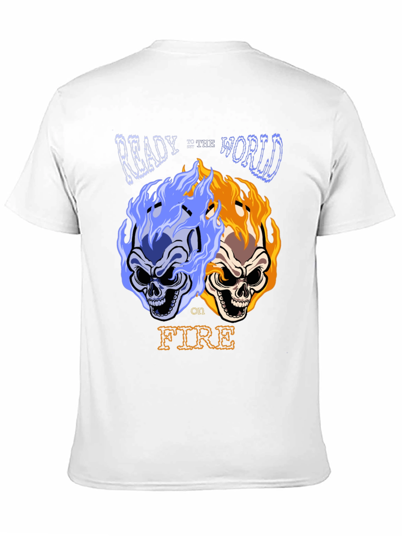 Ready to ignite the world skull T-shirt