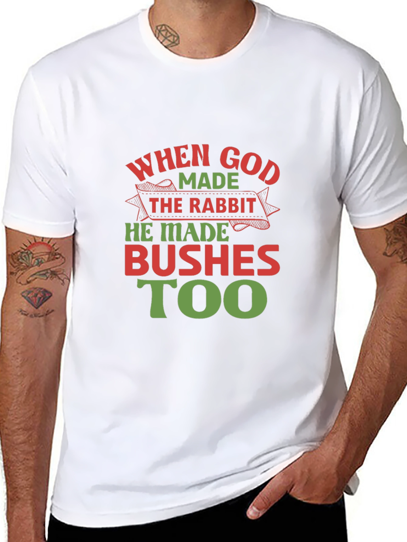 When God Made the Rabbit T-Shirt