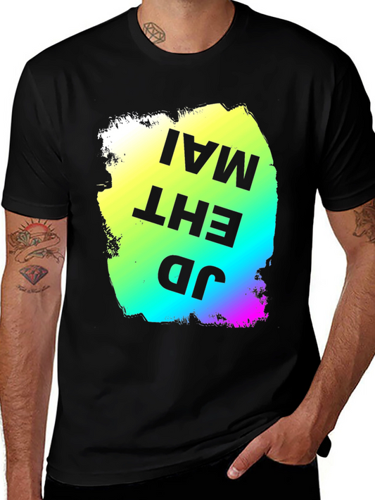 Bold Graphic Print T-Shirt - JD EHT MAI