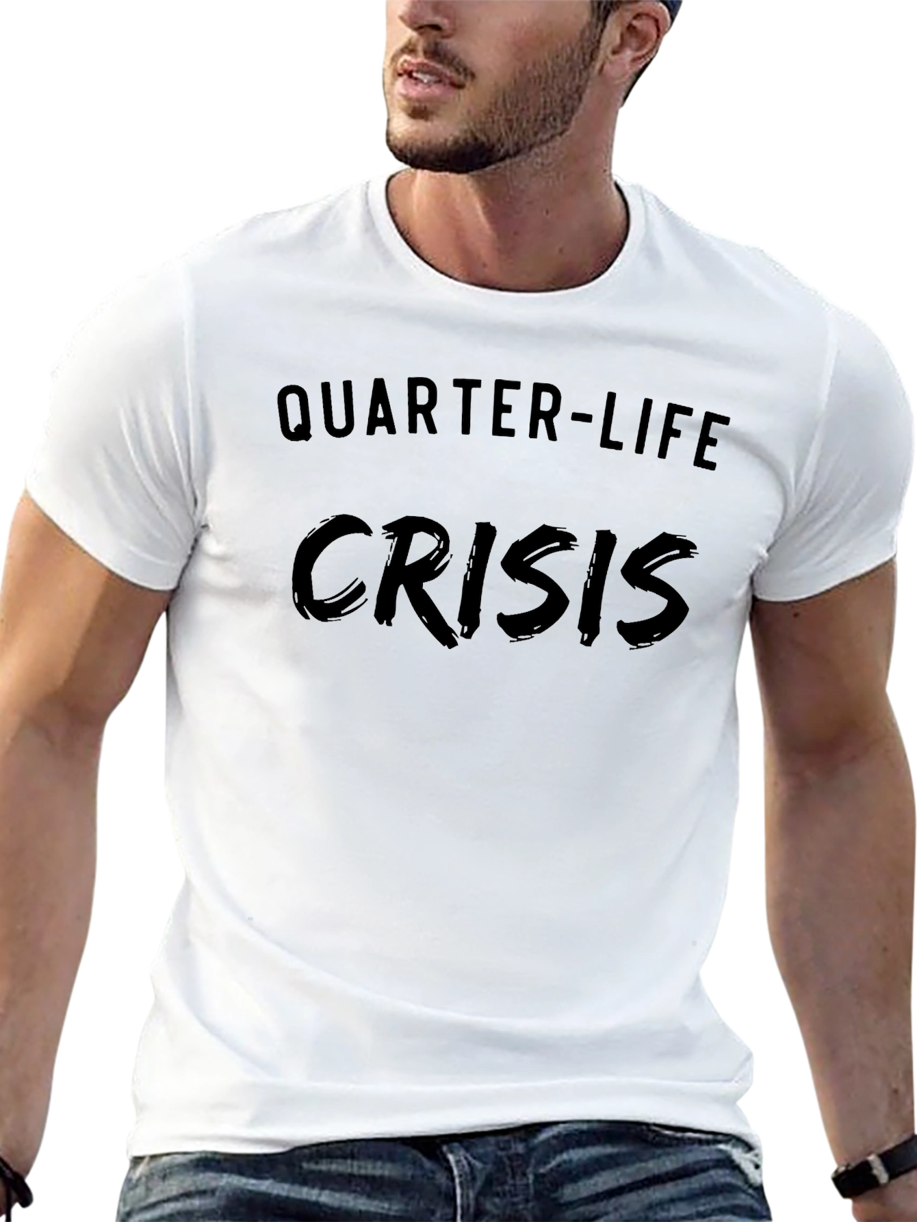 Quarter-Life Crisis T-Shirt - Dark Humor Tee