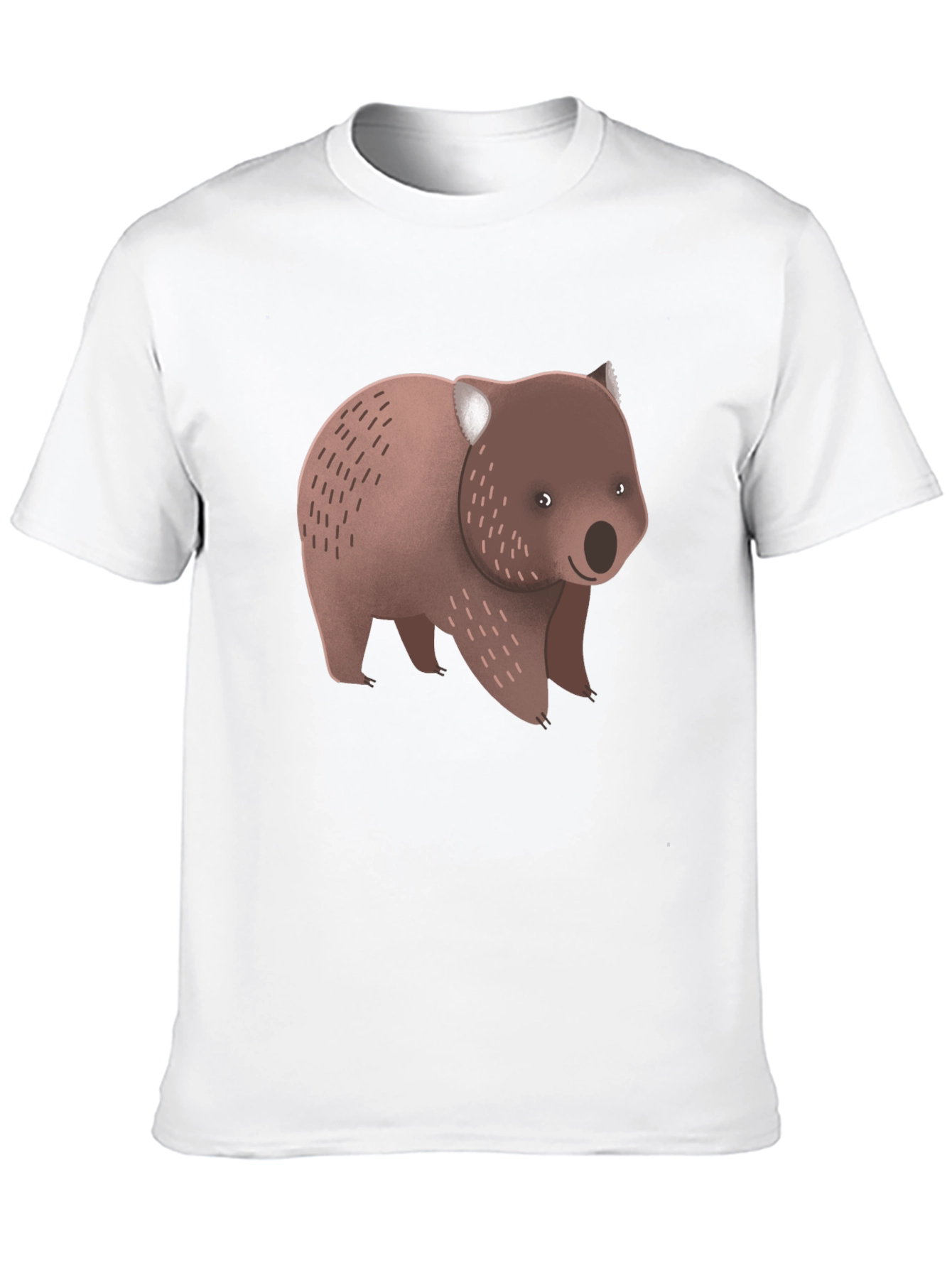 Wombat Graphic Tee - Unisex Black T-Shirt