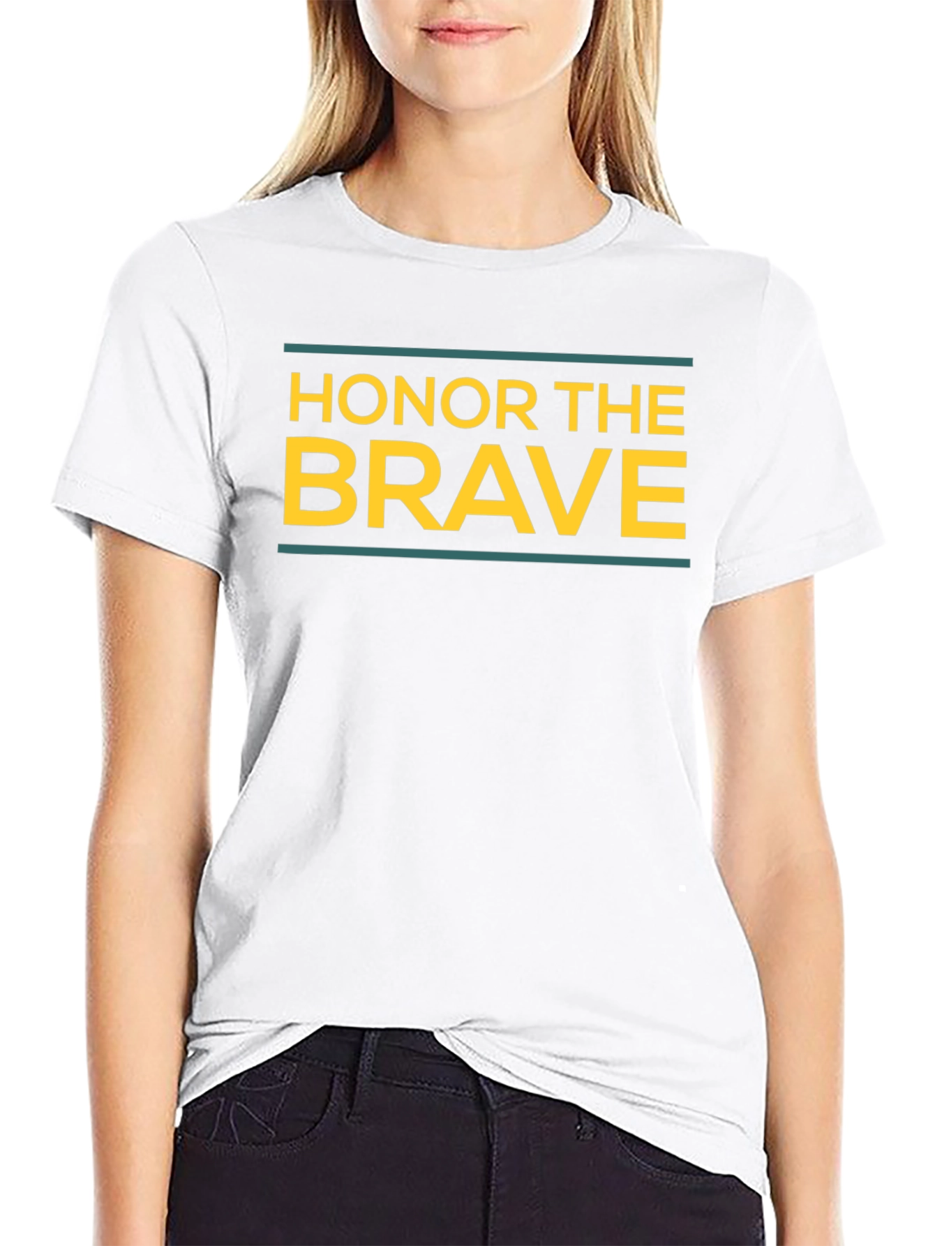 Honor The Brave Graphic T-Shirt - Black