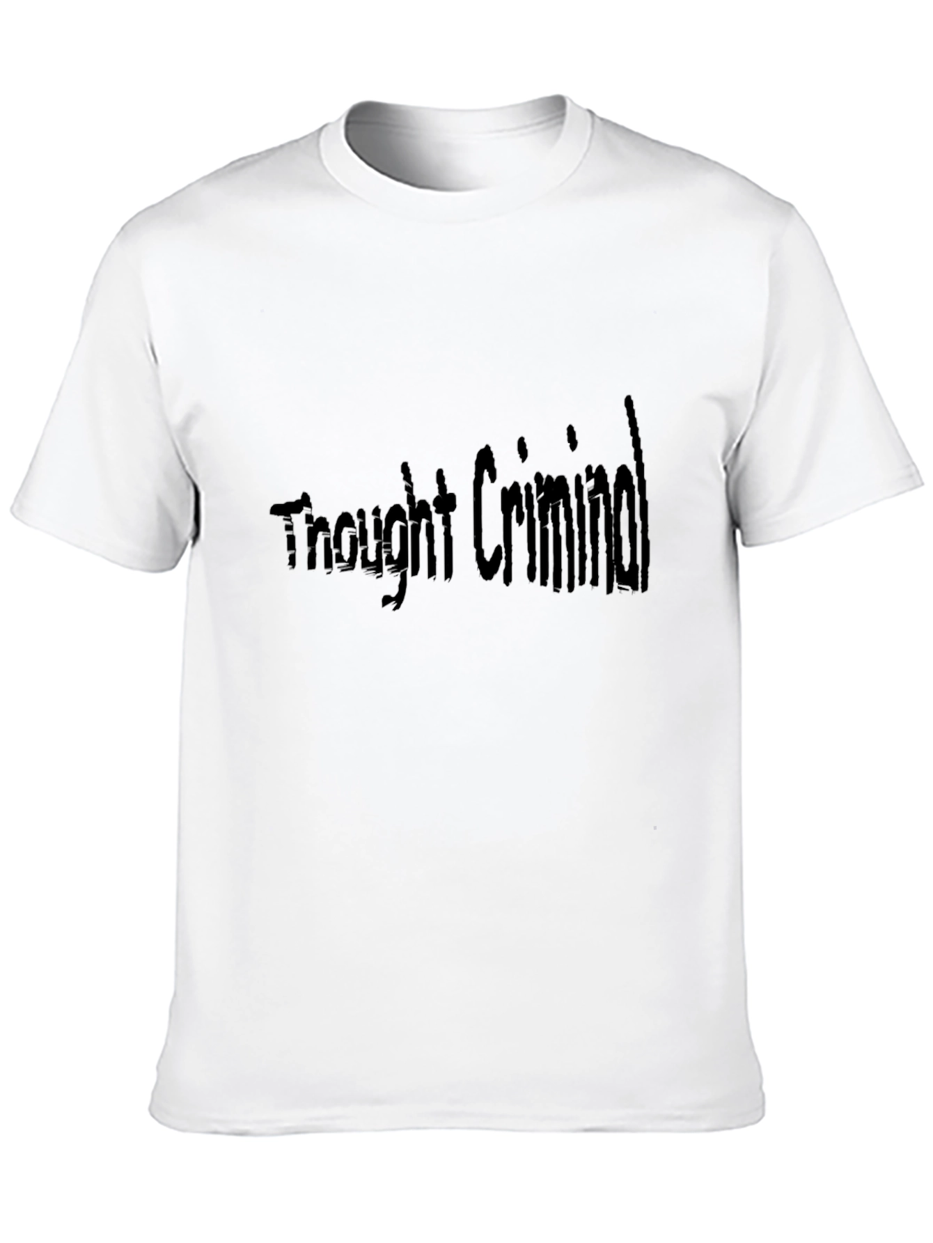 Thought Criminal Black T-Shirt - Express Yourself