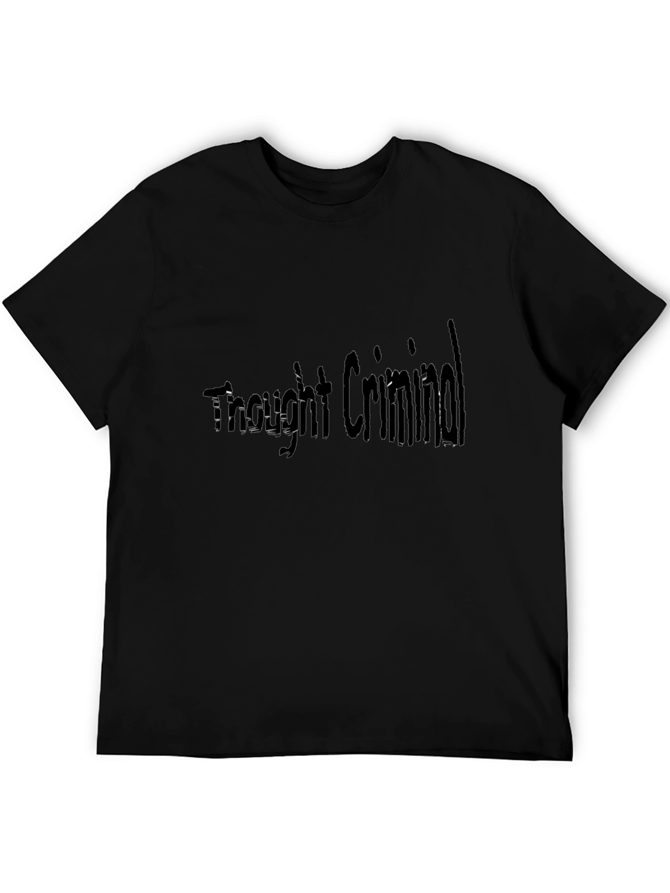Thought Criminal Black T-Shirt - Express Yourself
